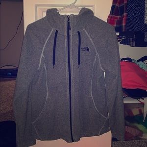 North Face zip up hoodie